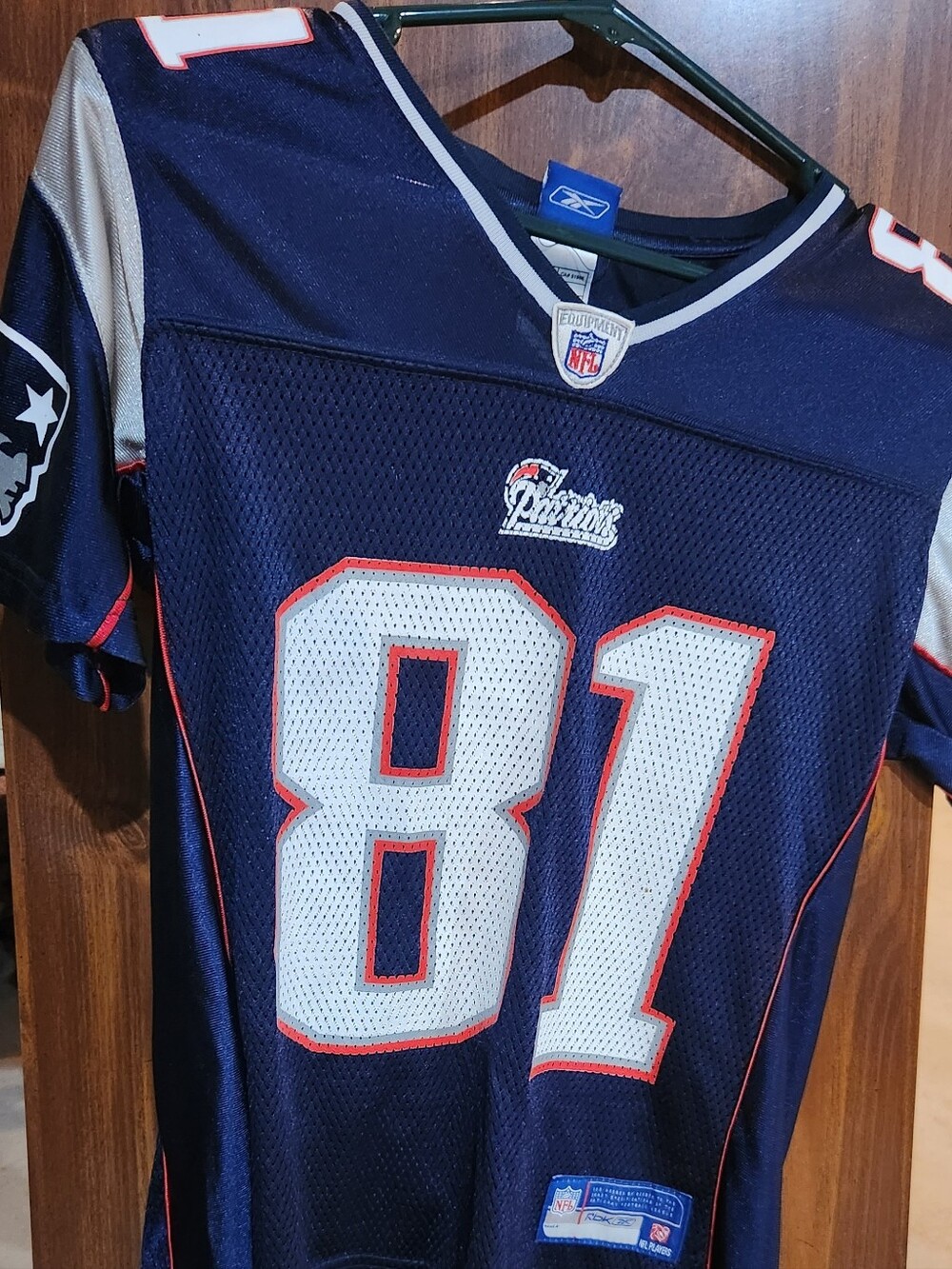 Reebok Kids NFL Patriots #81 Moss Jersey